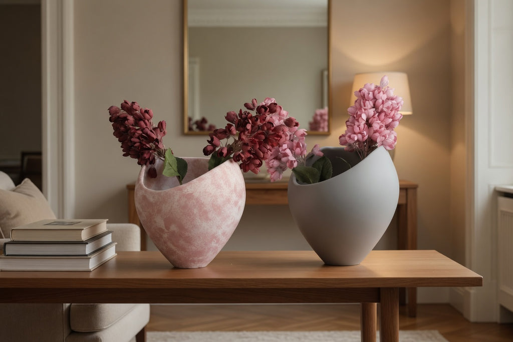 Short Feather Bloom Vase
