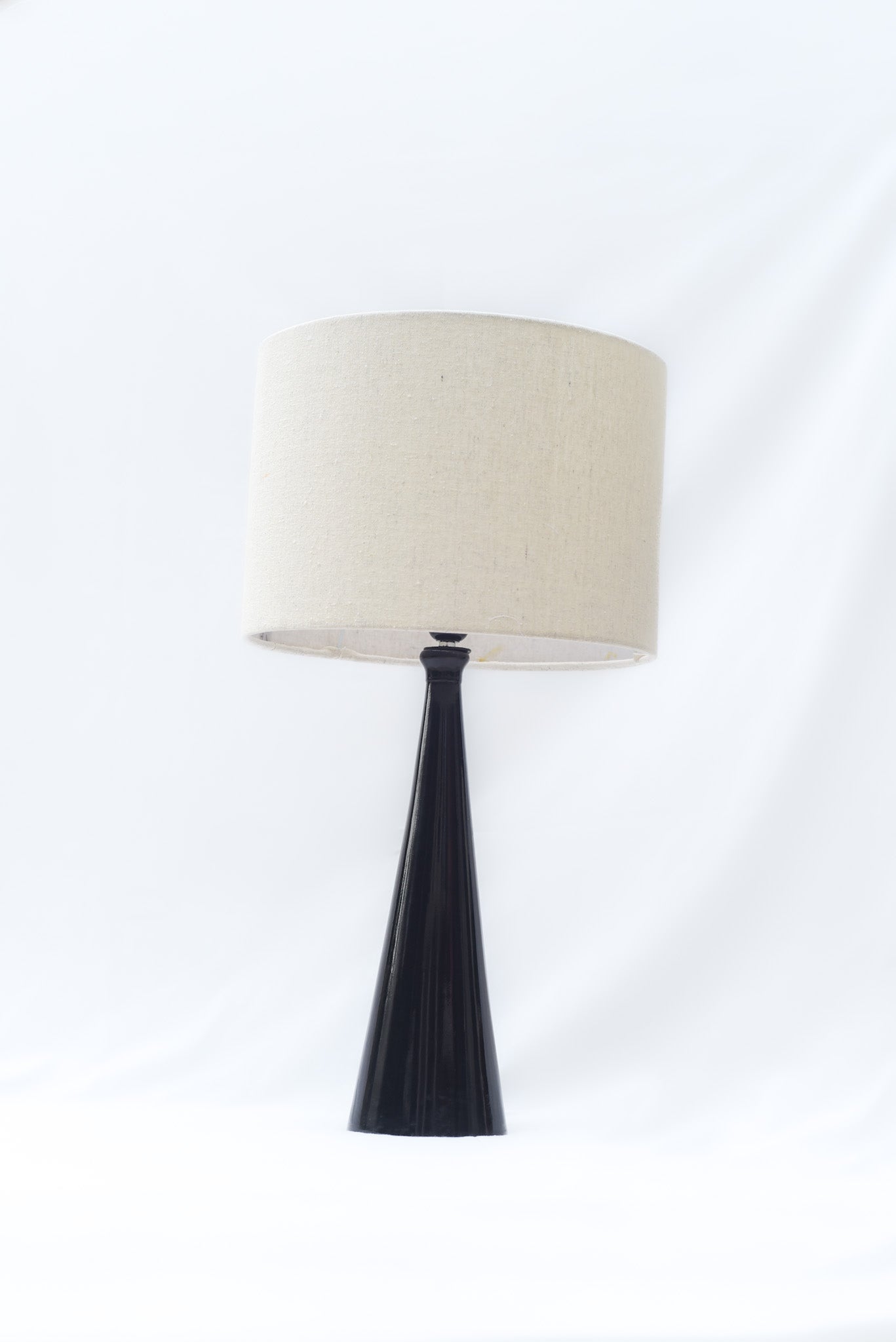 Ebony table lamp