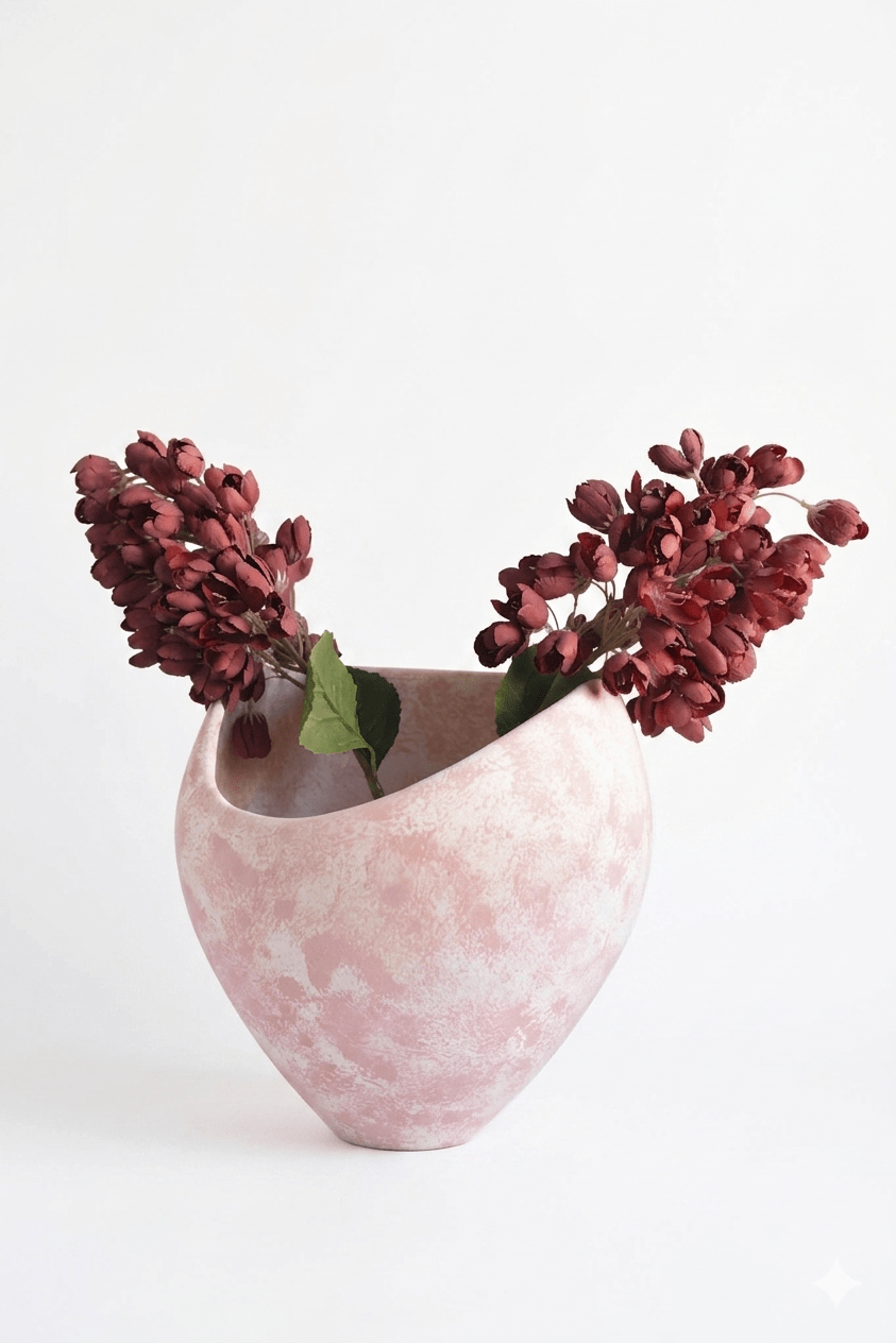 Short Feather Bloom Vase
