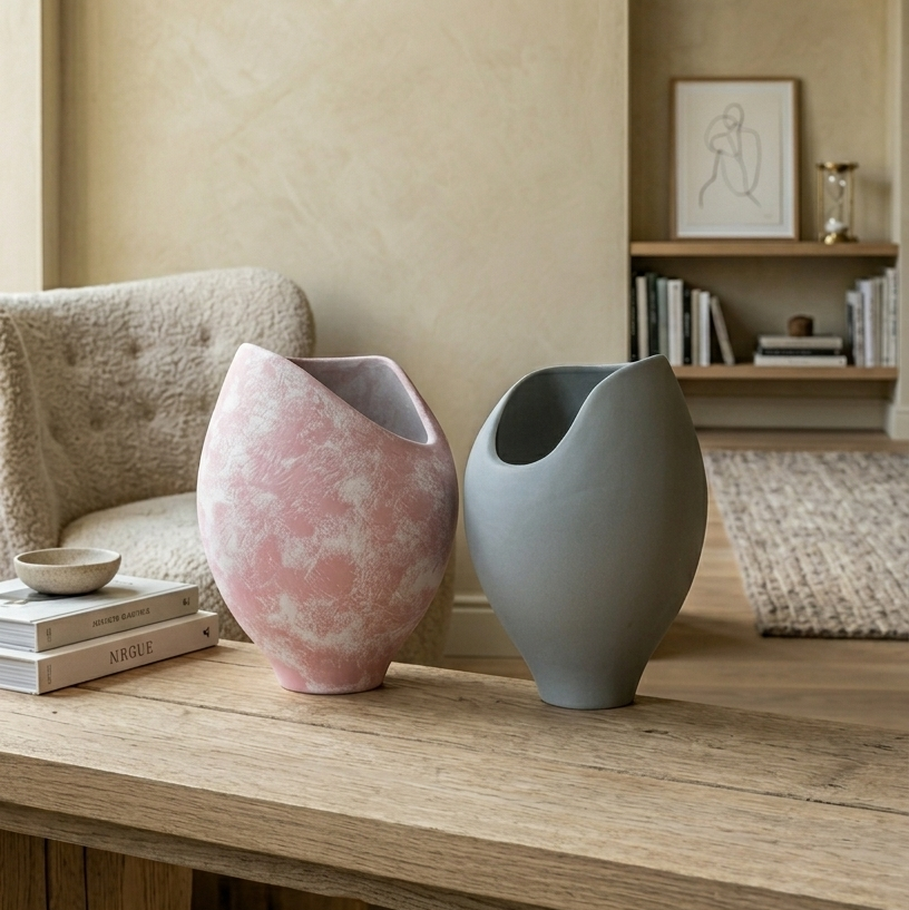 Feather Bloom Vase